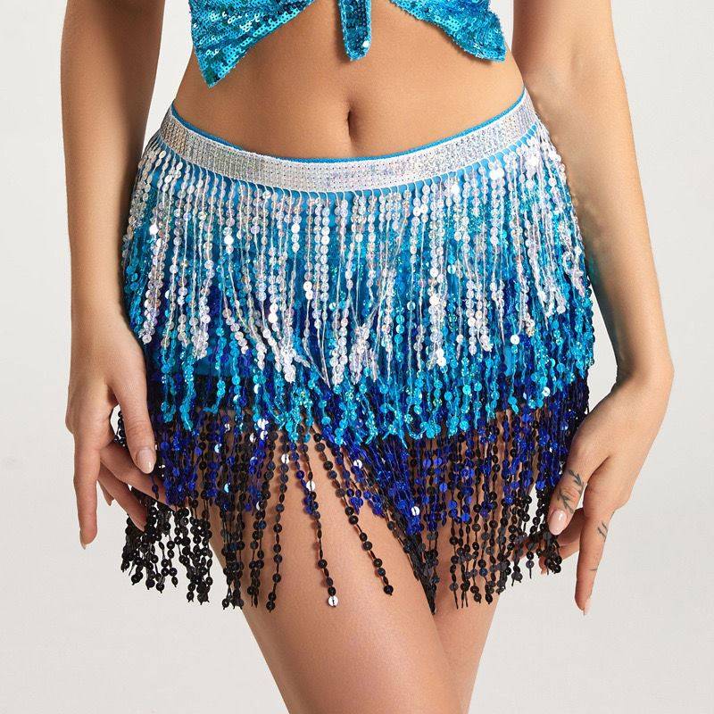 White Lake Blue Po's four-storey black waist chain